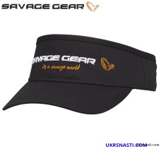 Кепка Savage Gear Sun Visor One Size Black Ink